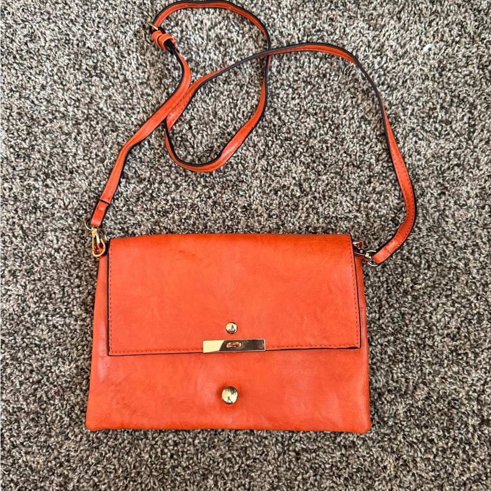 Orange Crossbody Bag